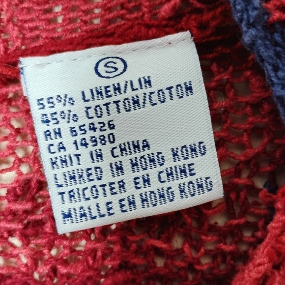 Robert Scott Vintage 90s Hand Knit Sweater Earthy Folk Art Craftcore Size Small - Picture 8 of 8